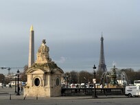 Place de Concorde is right around the corner