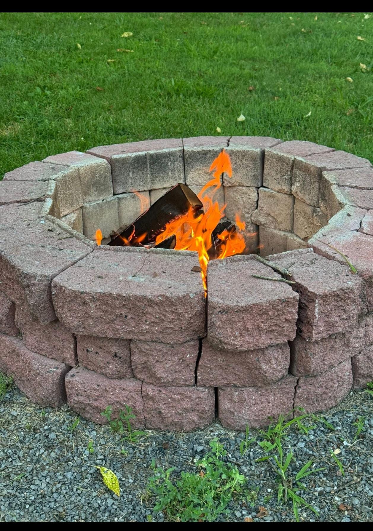 Nice clean fire pit   