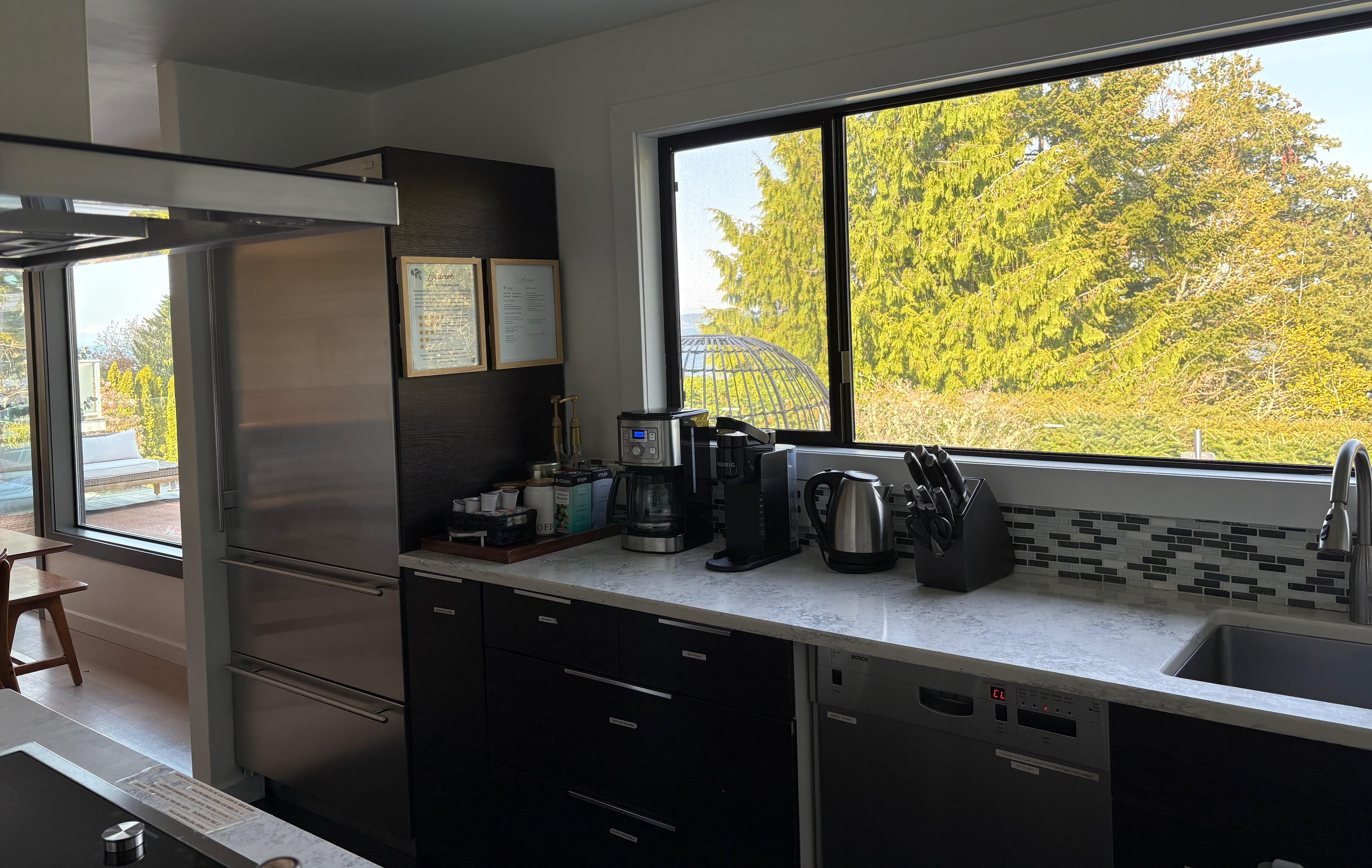 Kitchen with a view