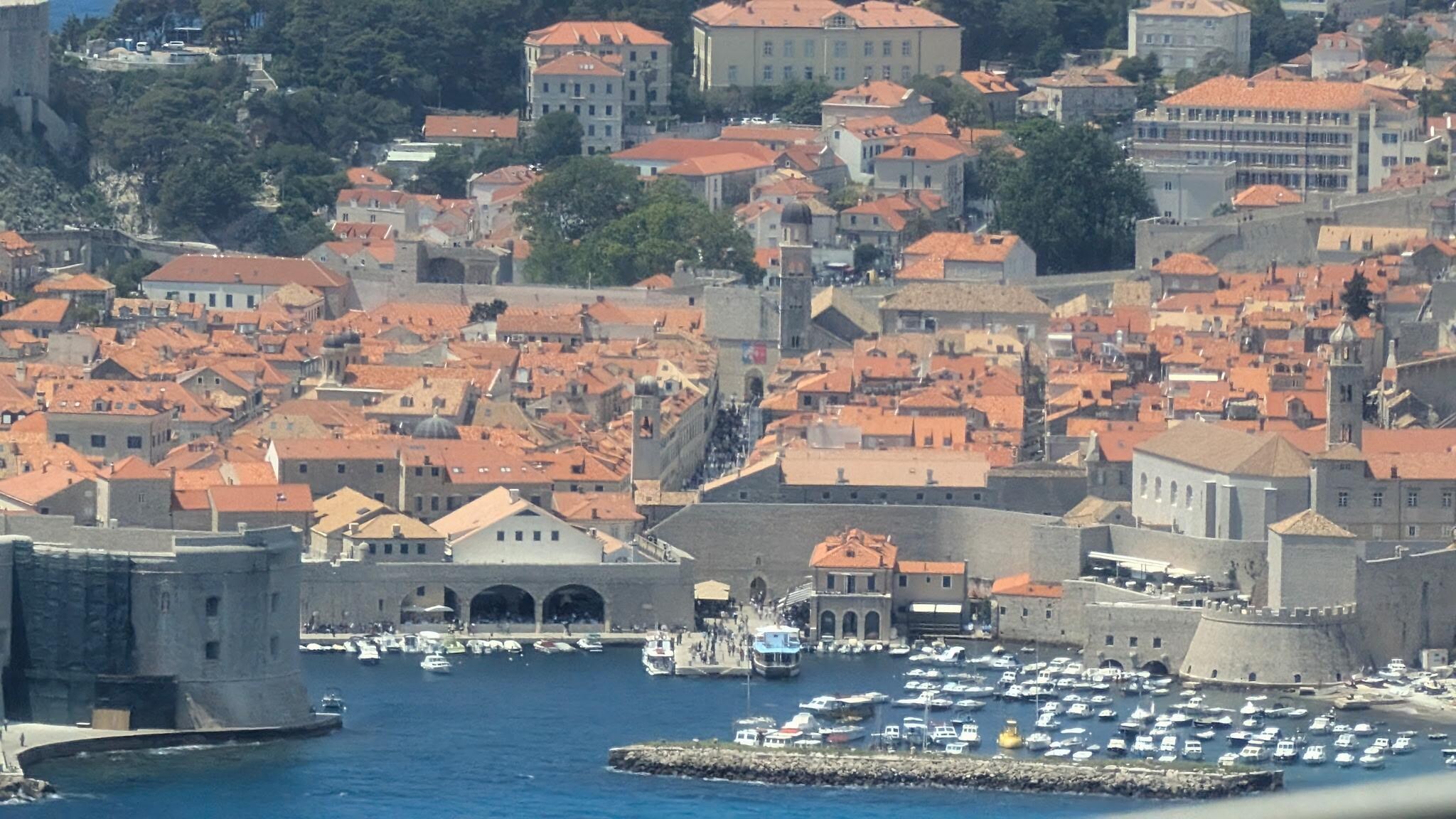The town from the fortress above 