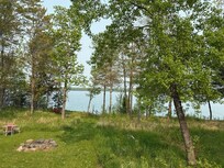 View from yard at Corny Cottage