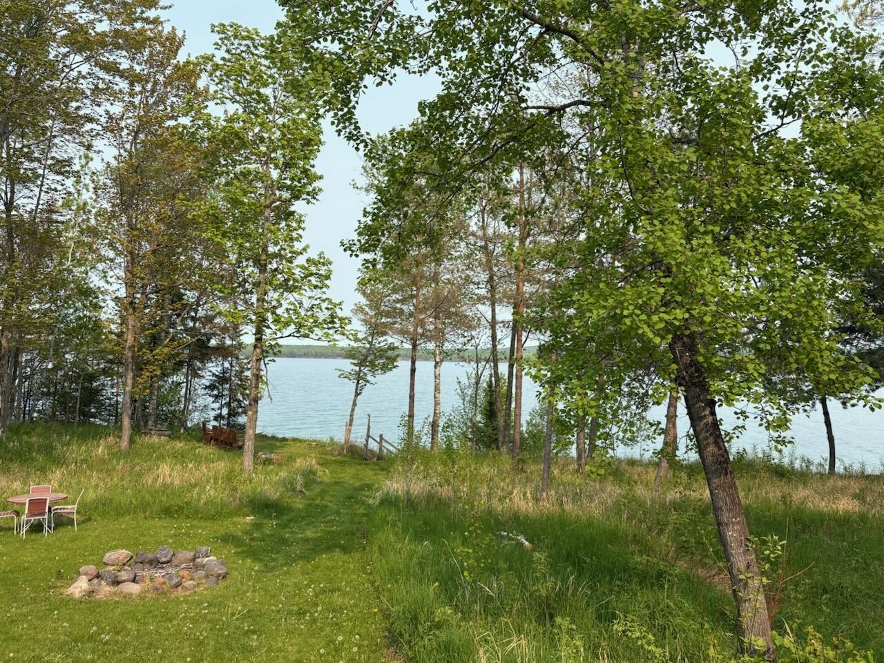 View from yard at Corny Cottage