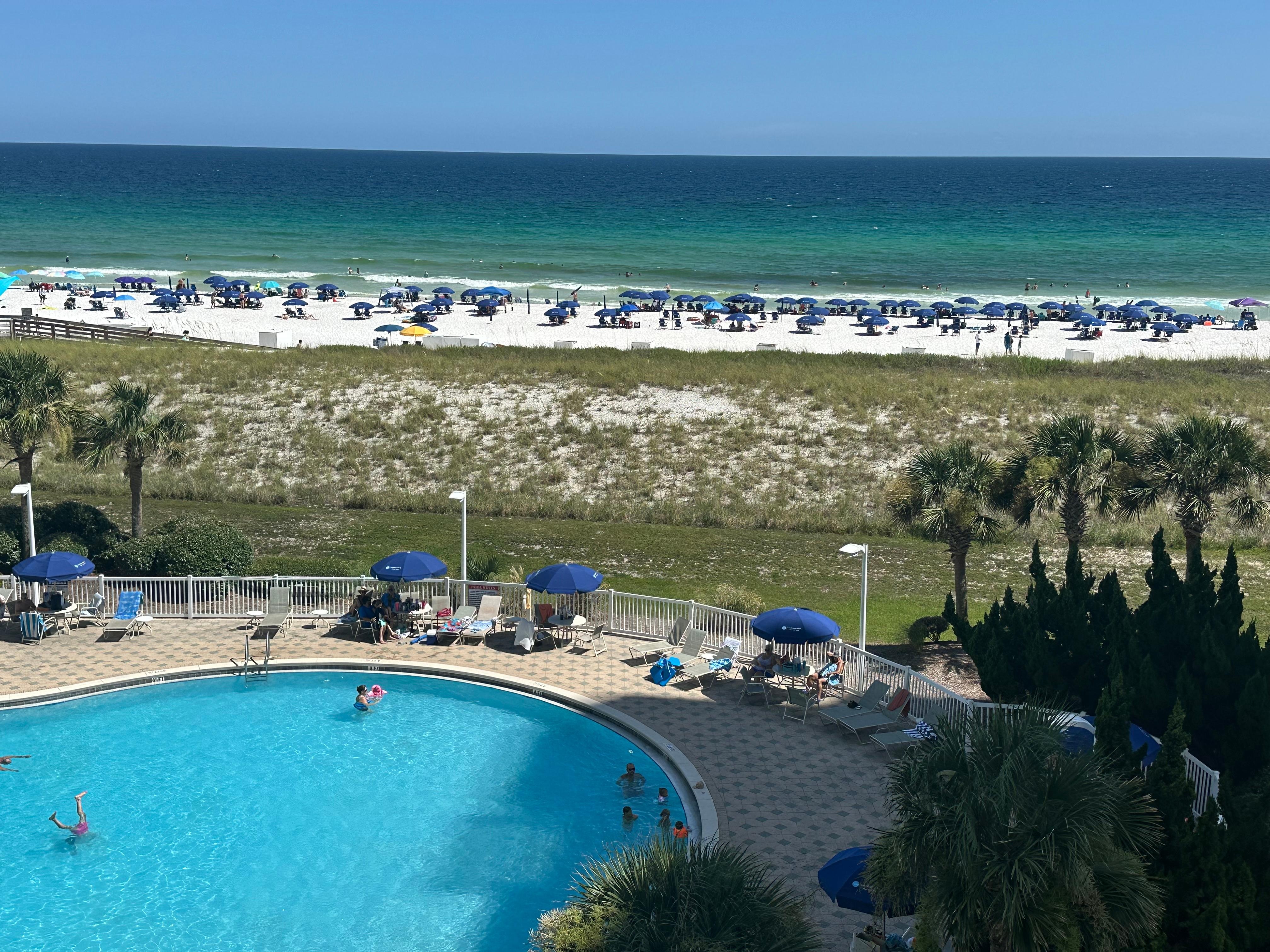 Amazing view from 4th floor balcony!