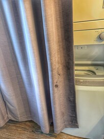 Stained curtain