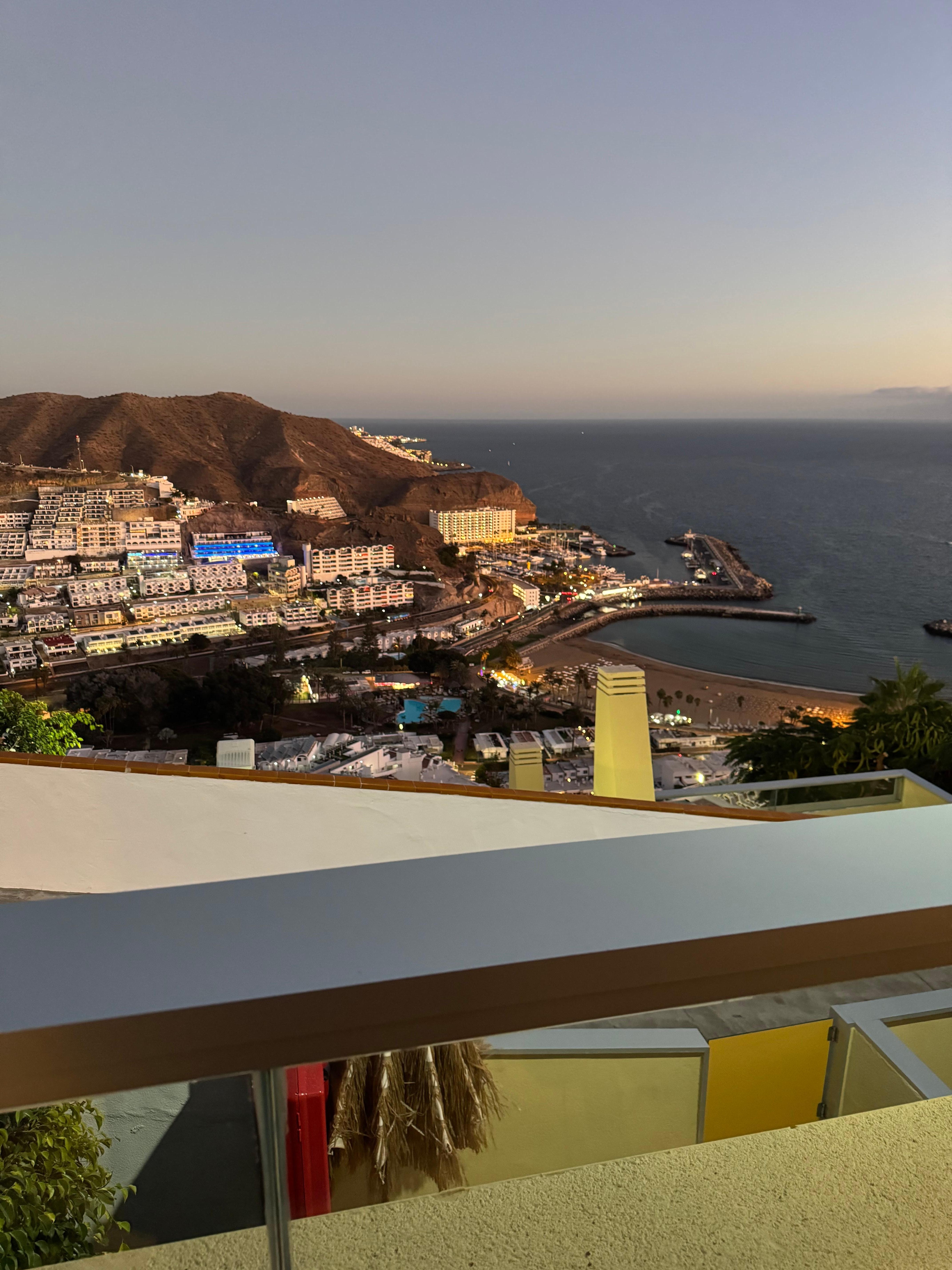 Utsikt från vår balkong