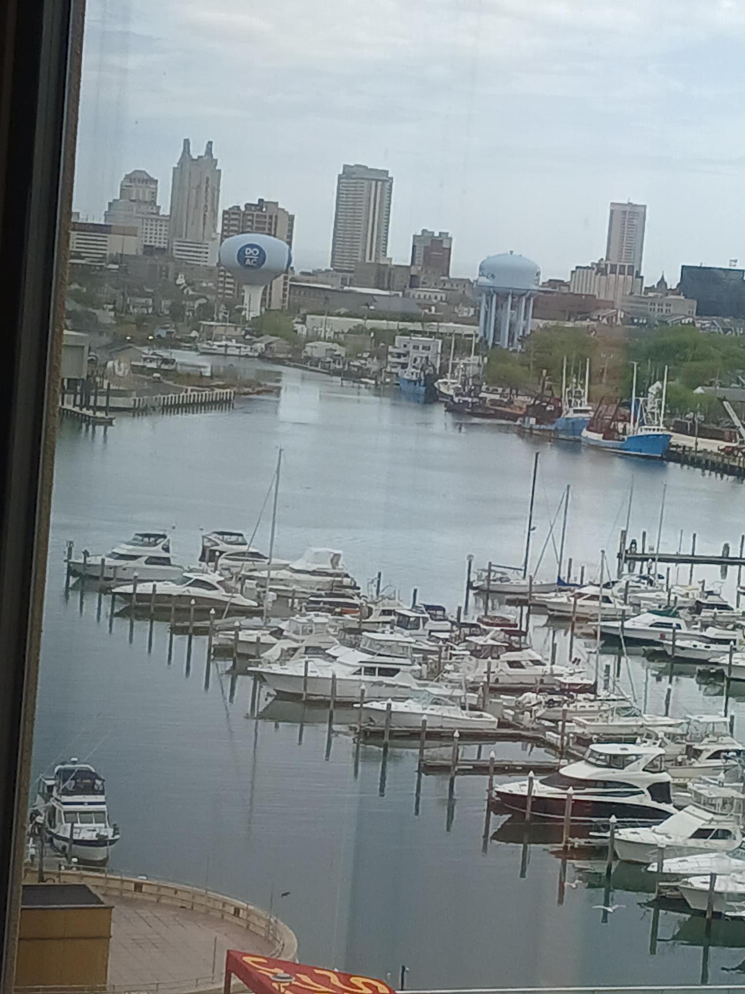 View of the bay from my room.