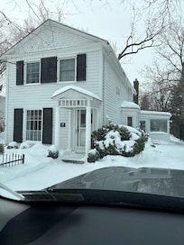 snow week! plowed driveway!