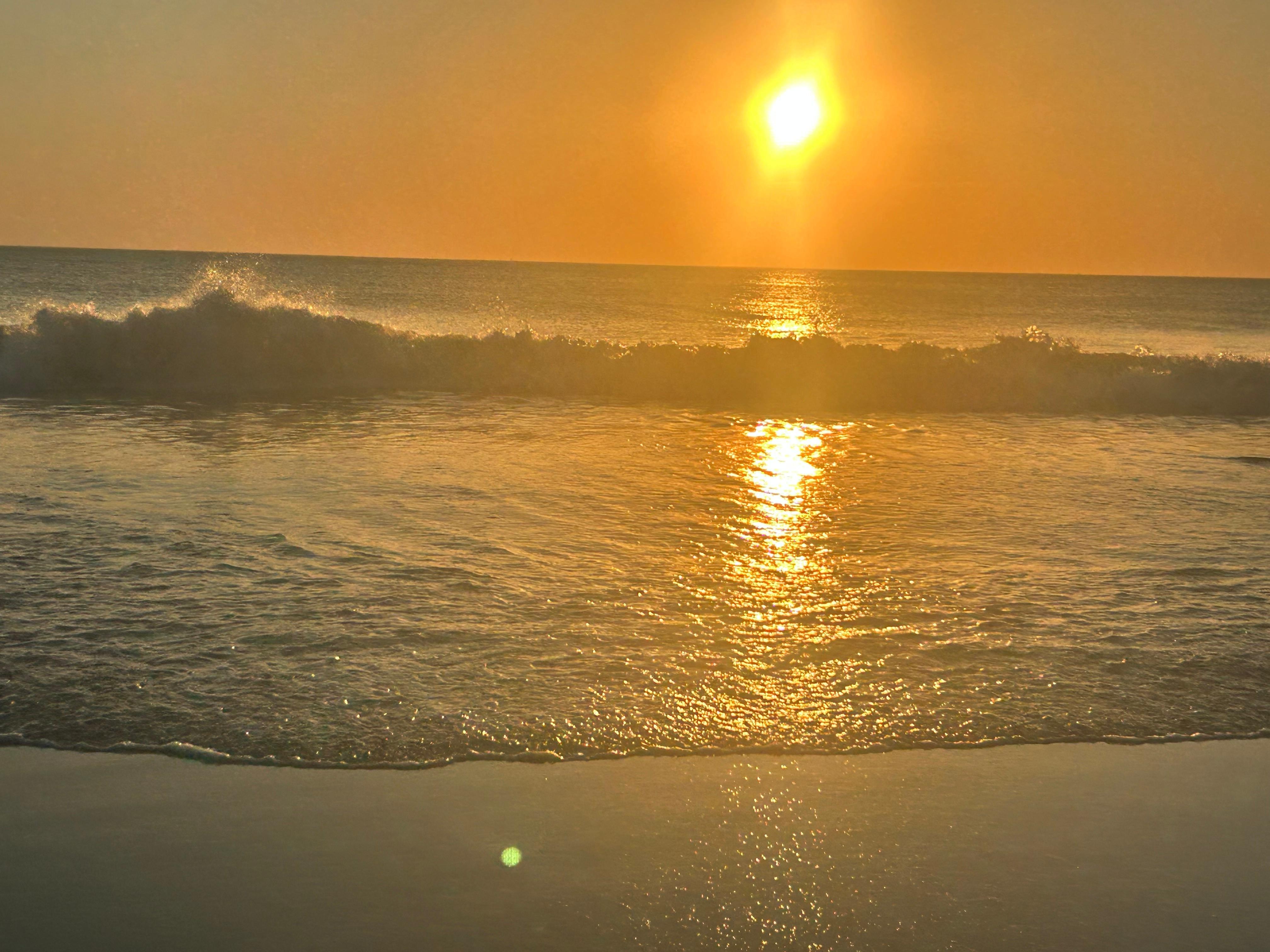 Sunrise on the beach