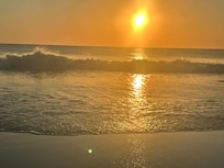 Sunrise on the beach