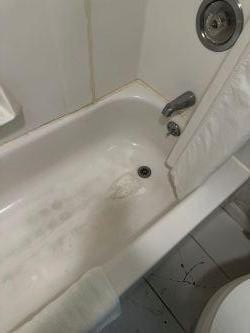 Discolored/Dirty bathtub