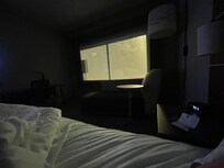 Ten pm and so bright from parking lot light