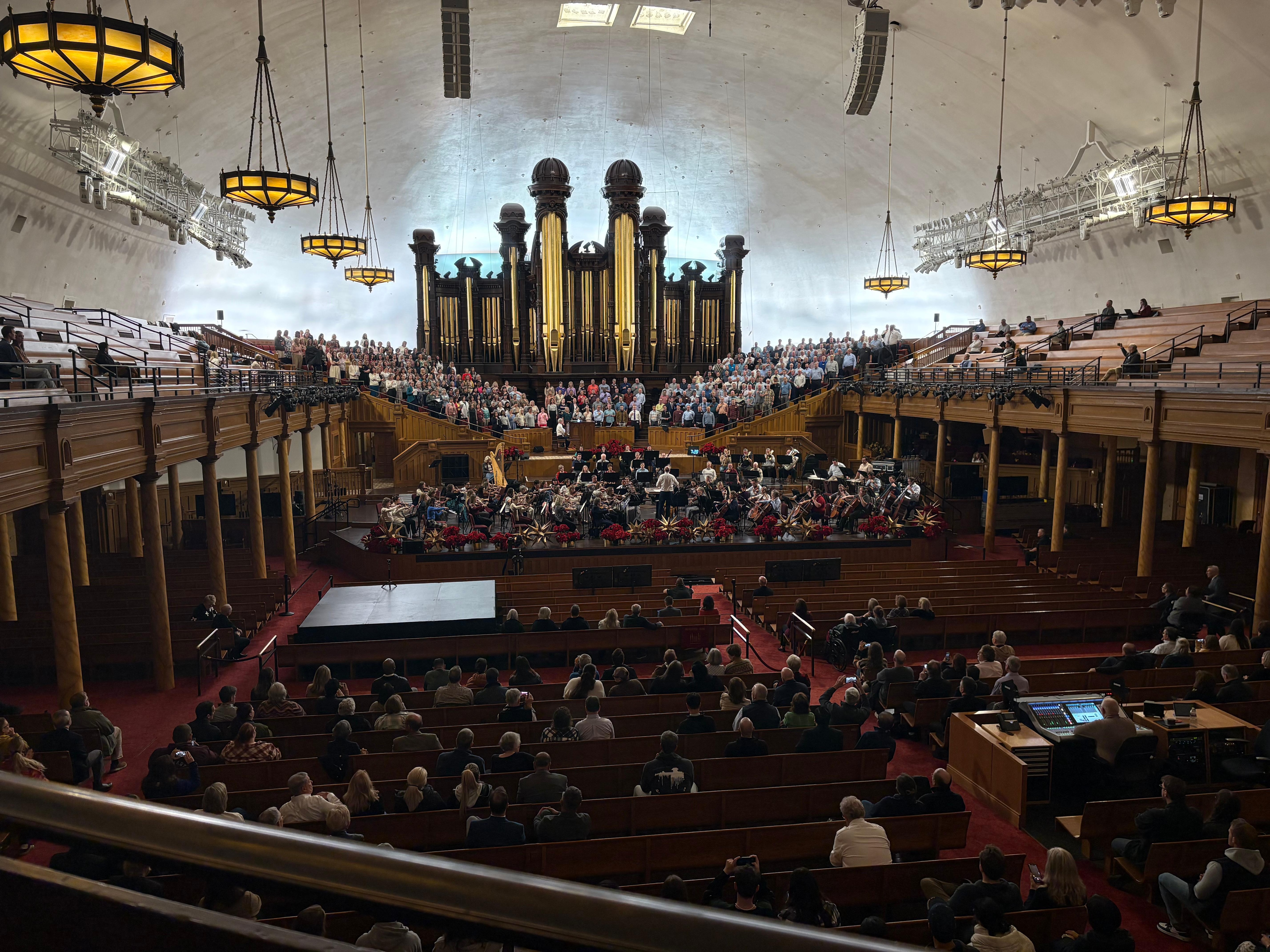 Tabernacle Choir rehearsal 
