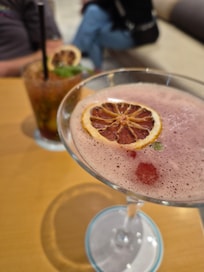Cocktails in the bar