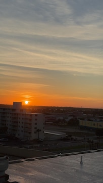 City sunset