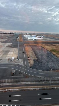 From my room, close to Haneda. but there were no noise issues.