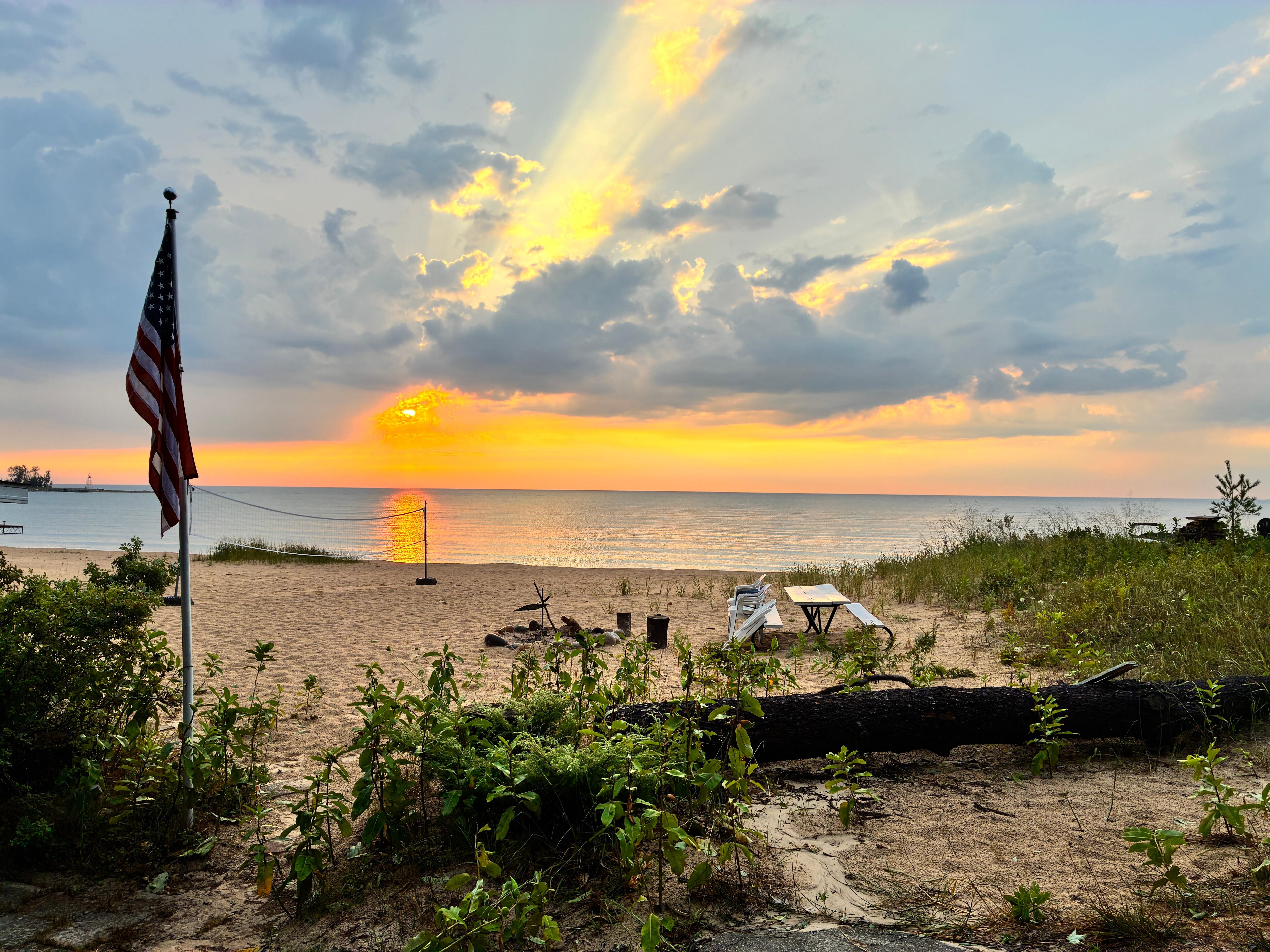 Beautiful sunrise views 