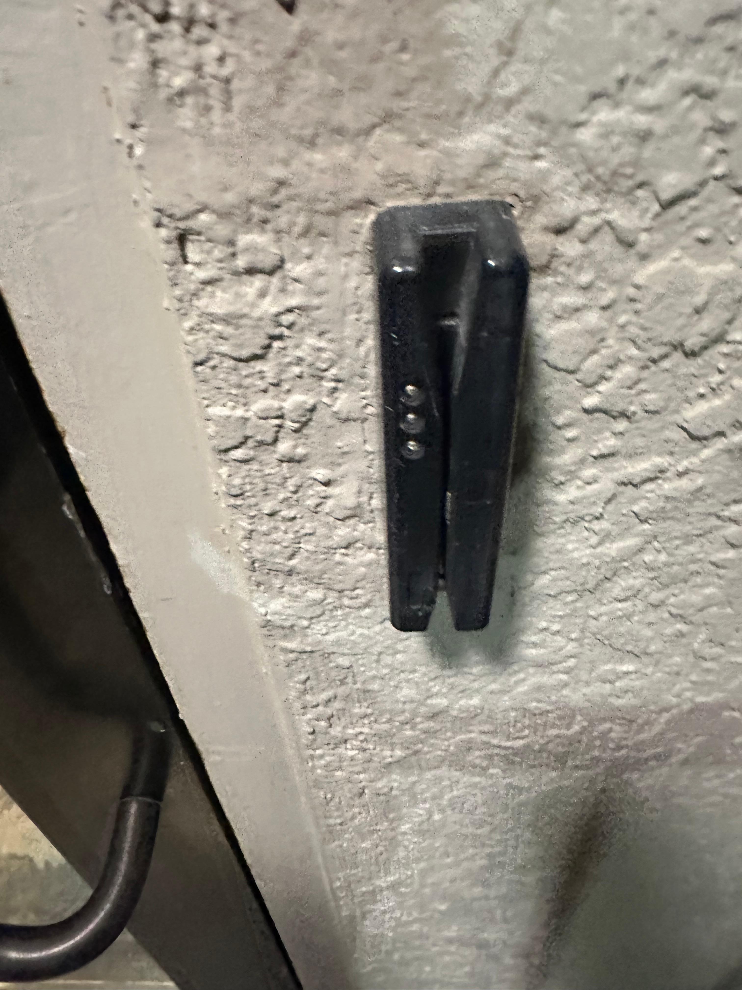 Door magnet not working anyone could get direct to the rooms from back door 