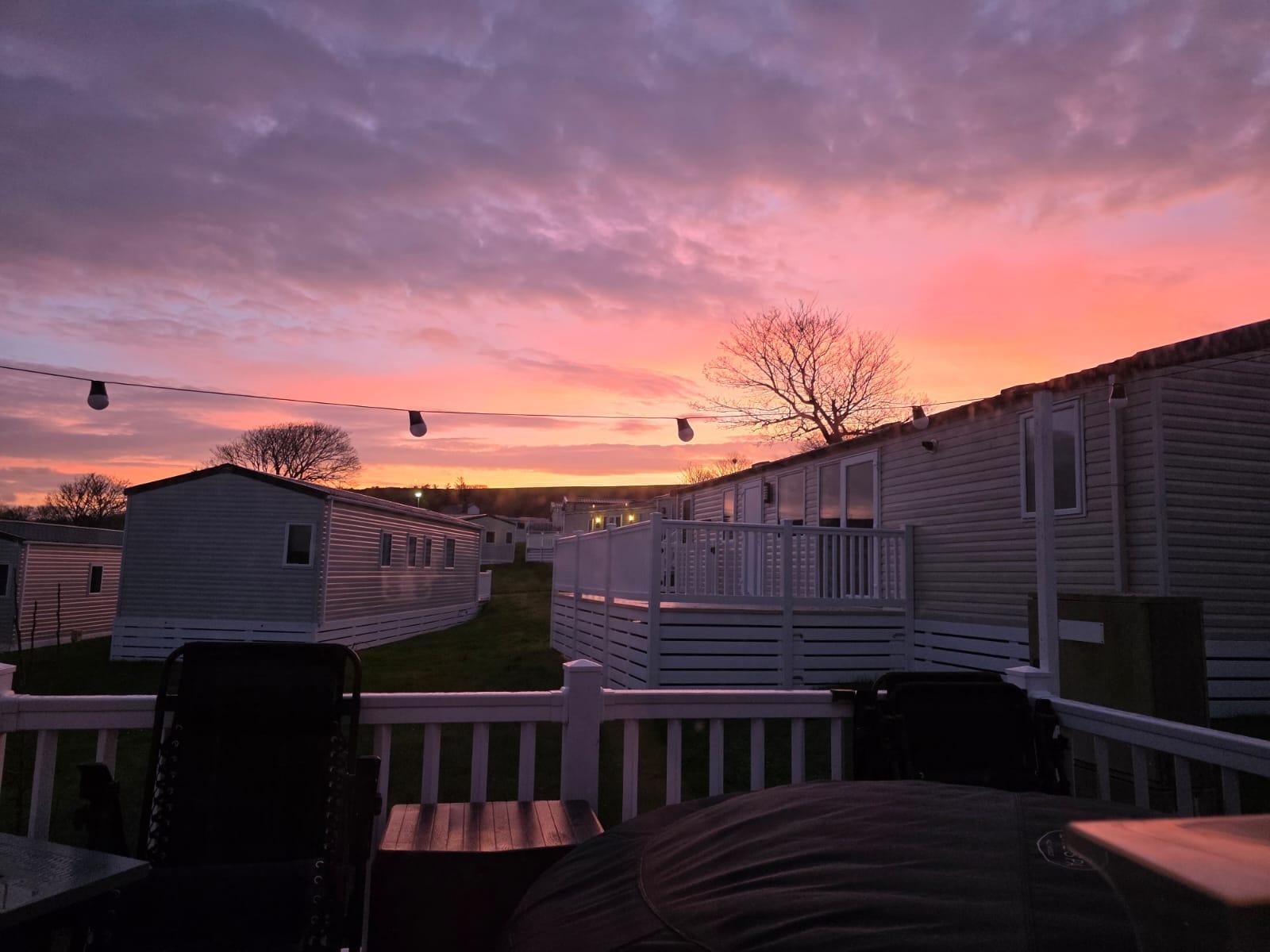 Watching the sunrise