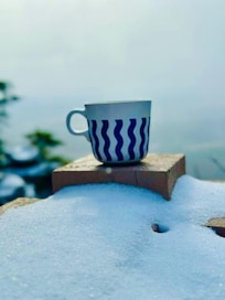 Coffee in the snow.