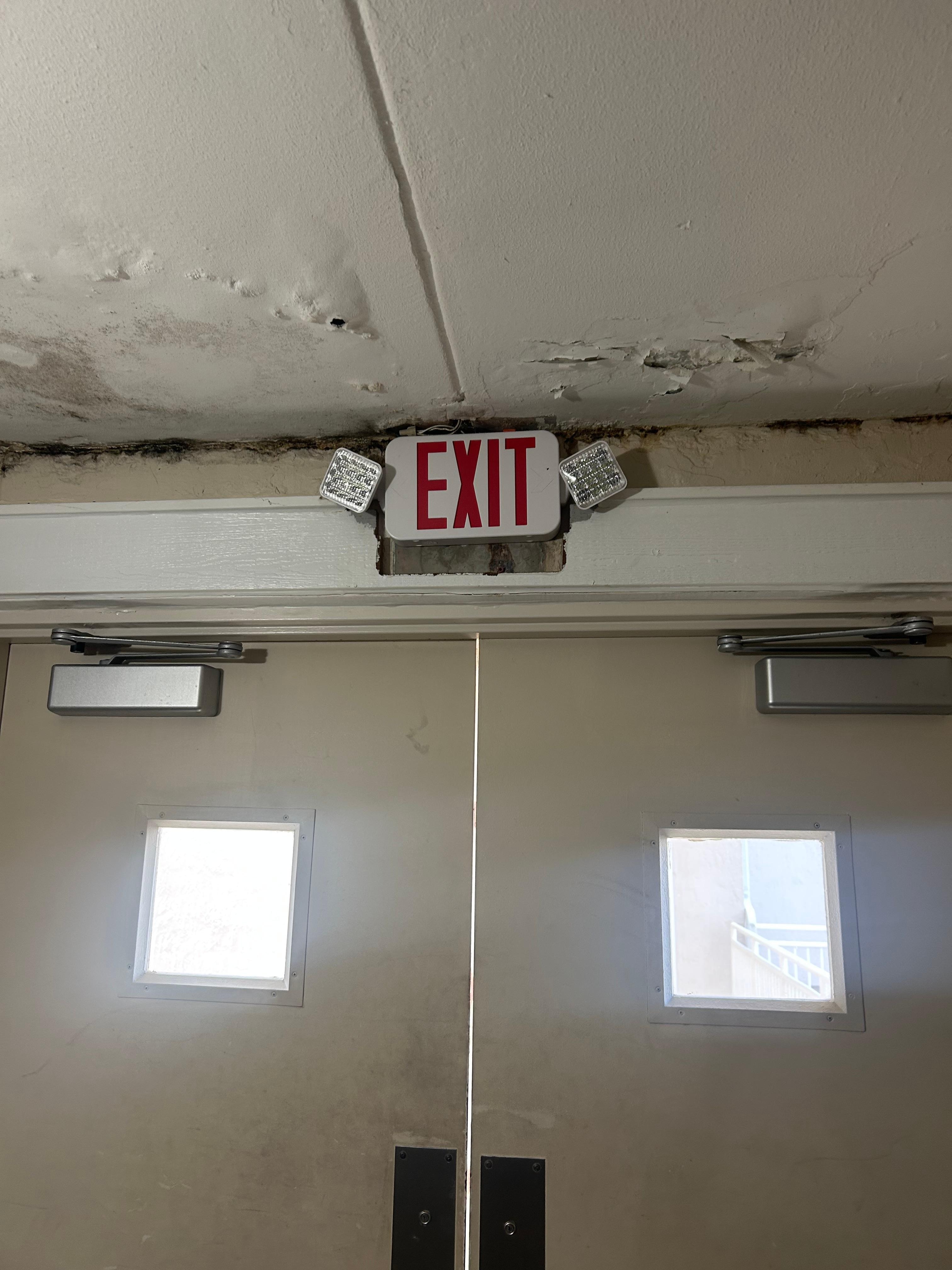 Most of the building needed repair 