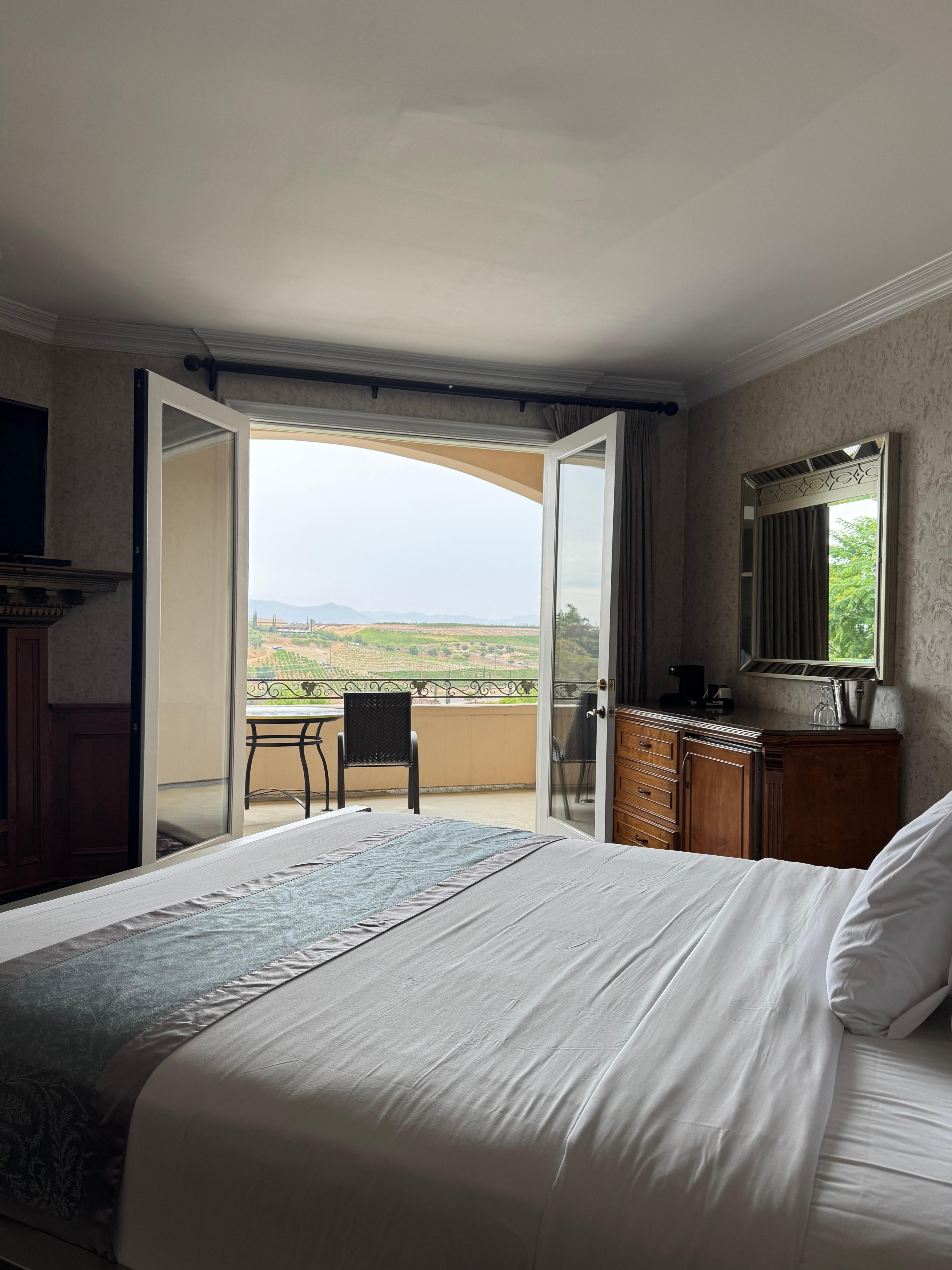 2nd level room with vineyard views