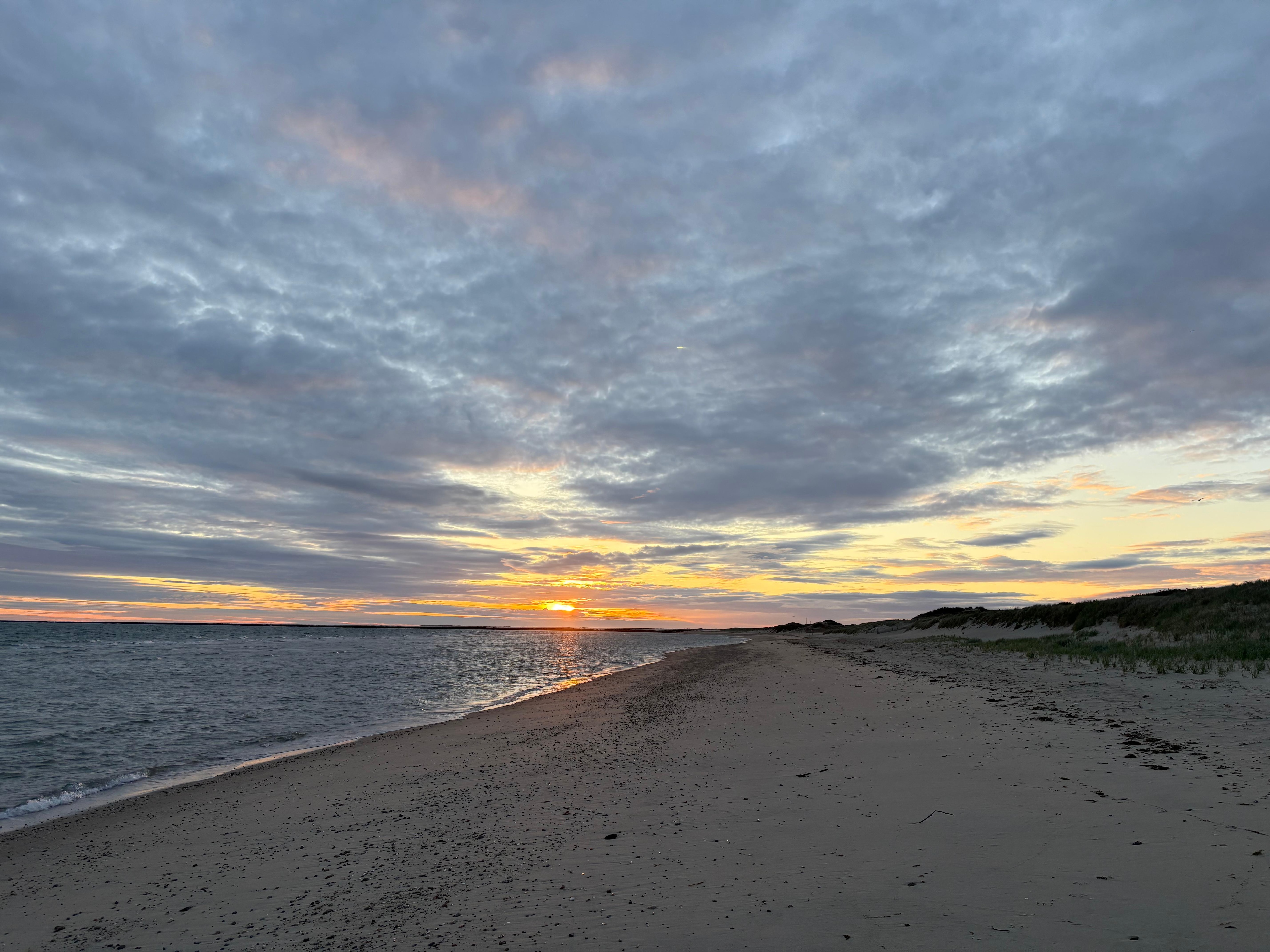 Beach at sunrise. 5 min walk 