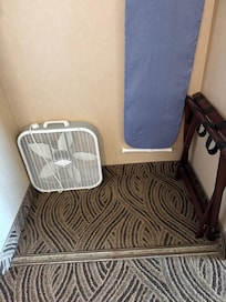 No closet door
