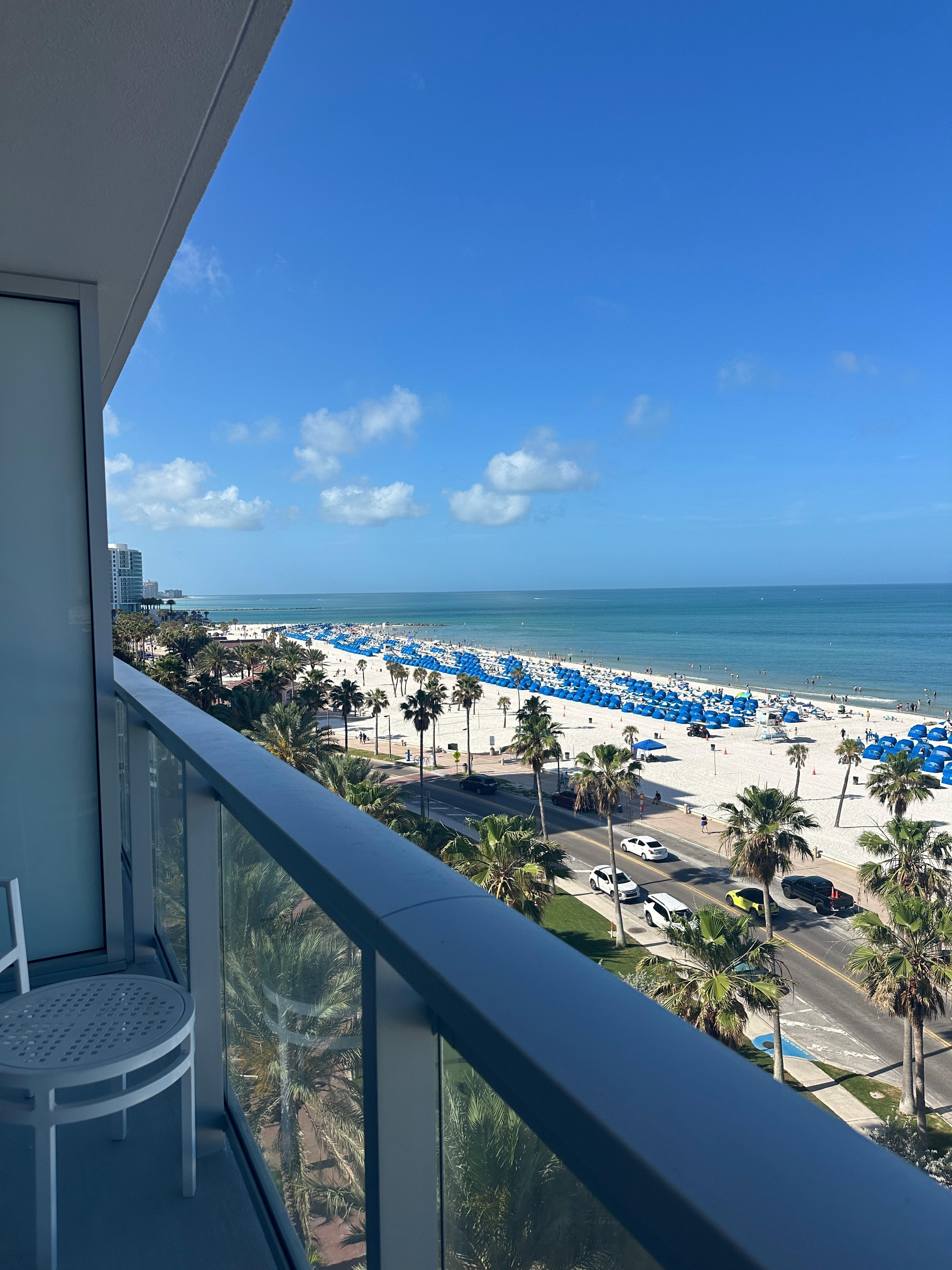 View from 6th floor balcony 