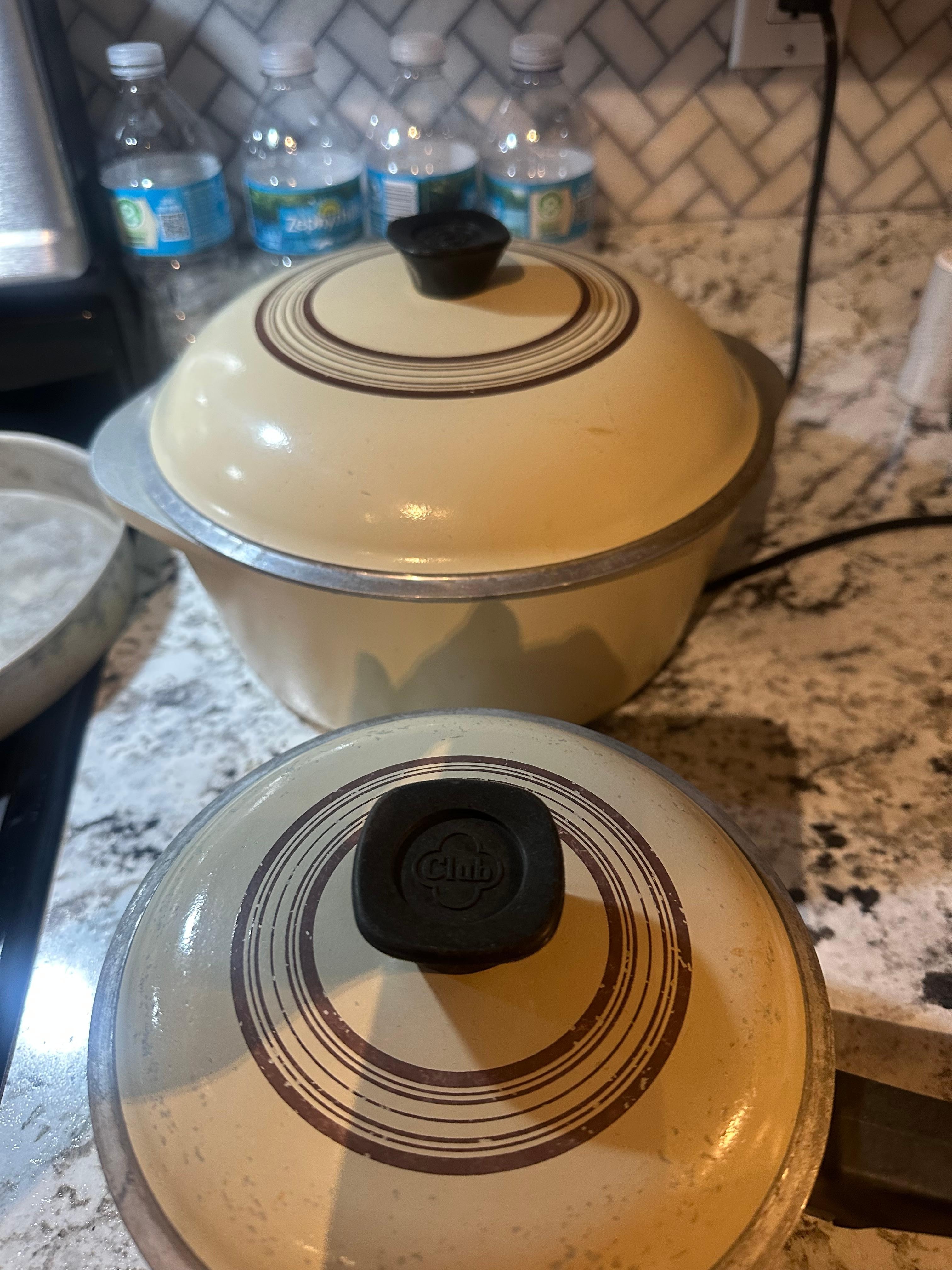 These pots look like they had went camping for years