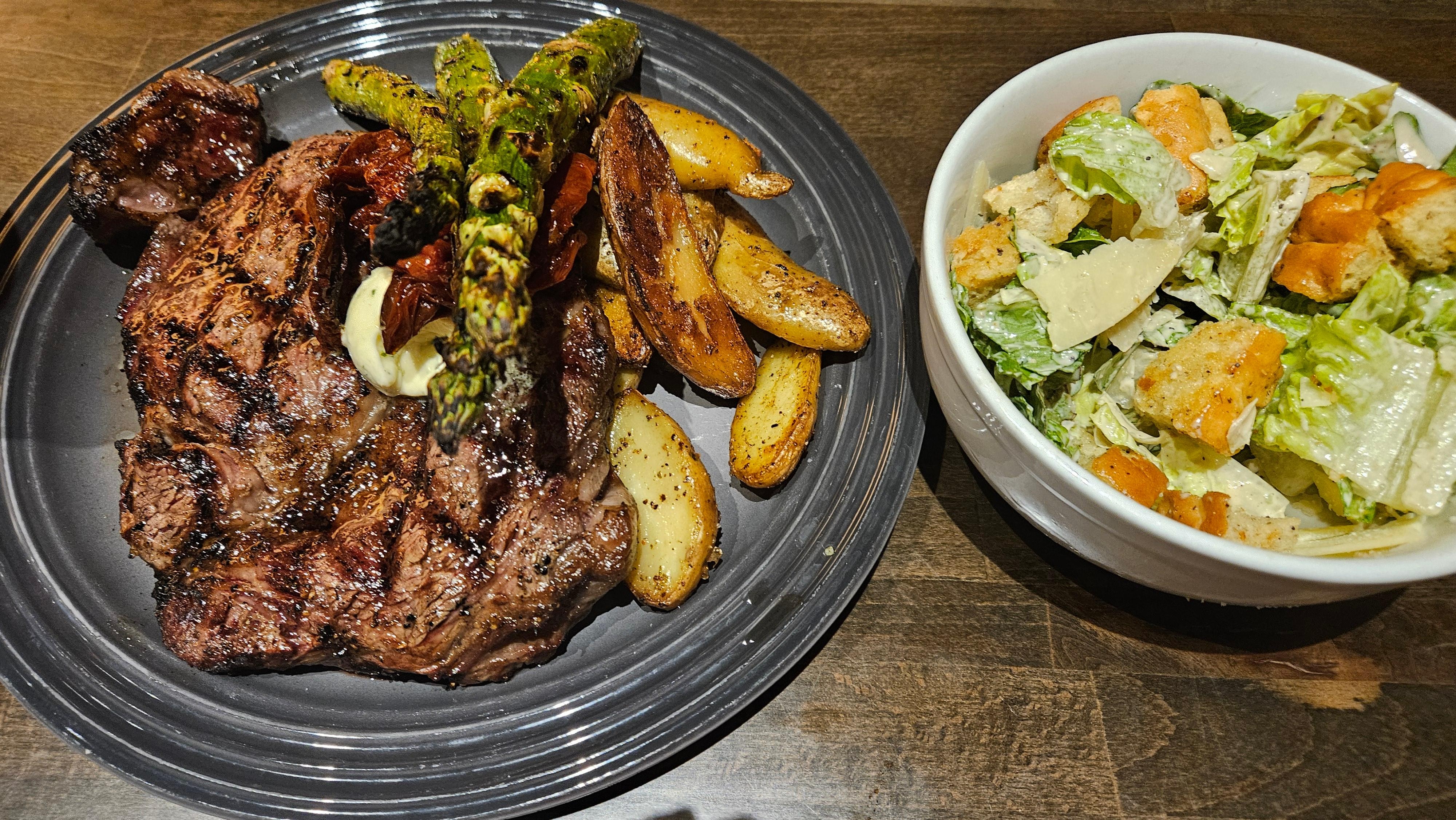 RIB EYE Dinner at Harvest