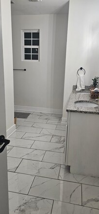 Both bathrooms are large, well lit and up to date.