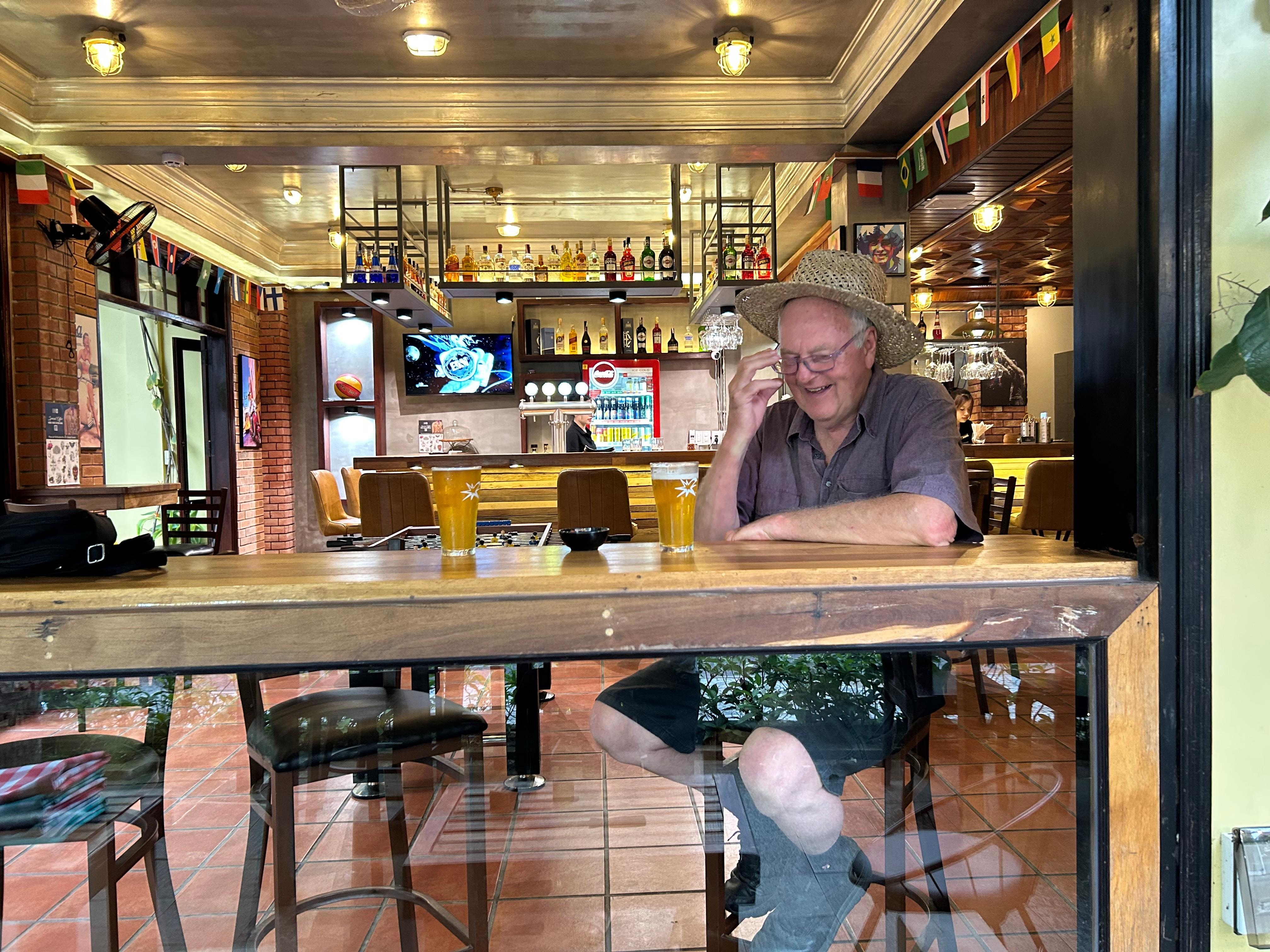A drink in the bar