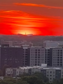 Sunset from the balcony