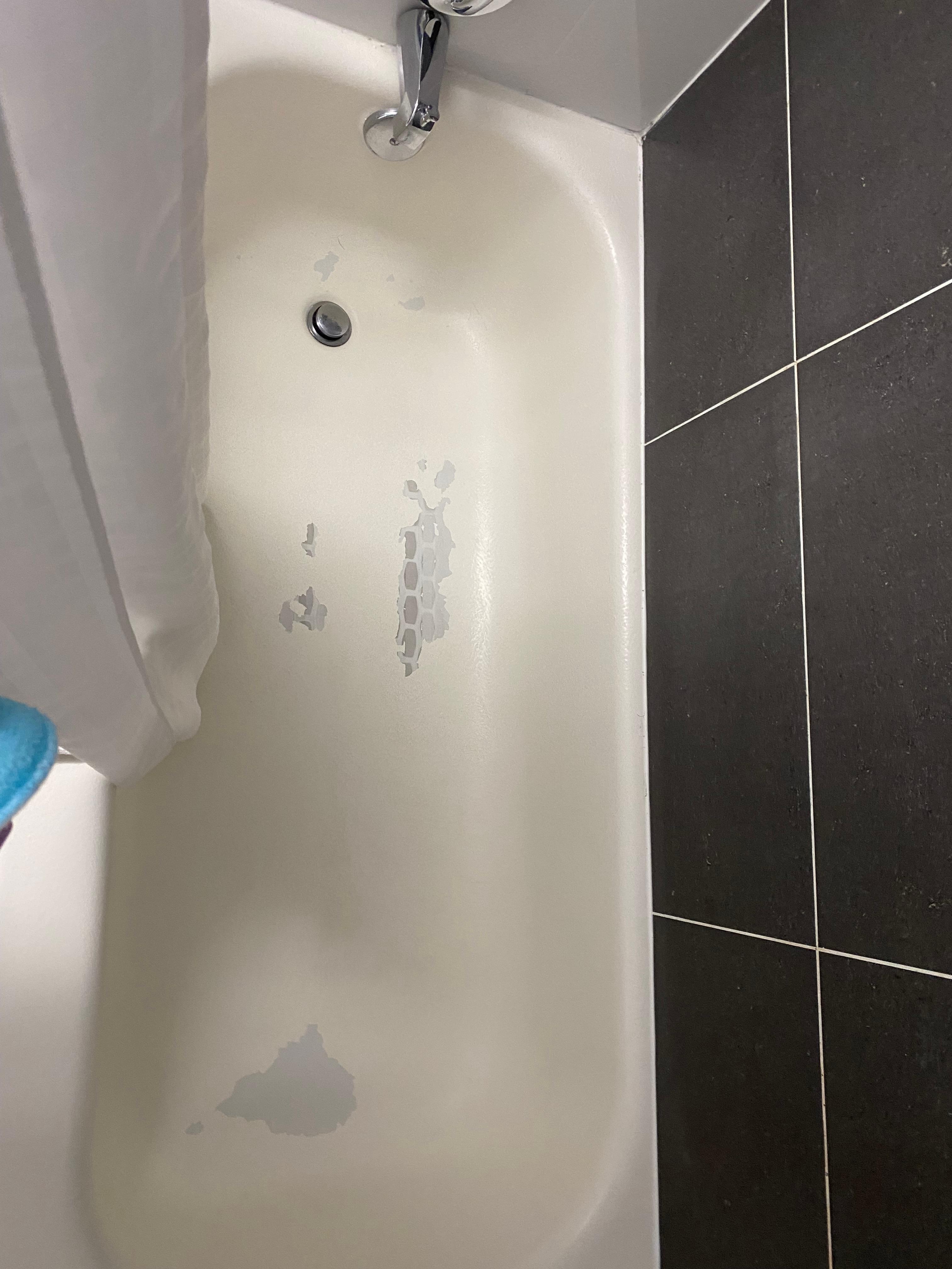 damage to the tub