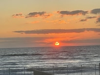 From our balcony, gorgeous sunrise!