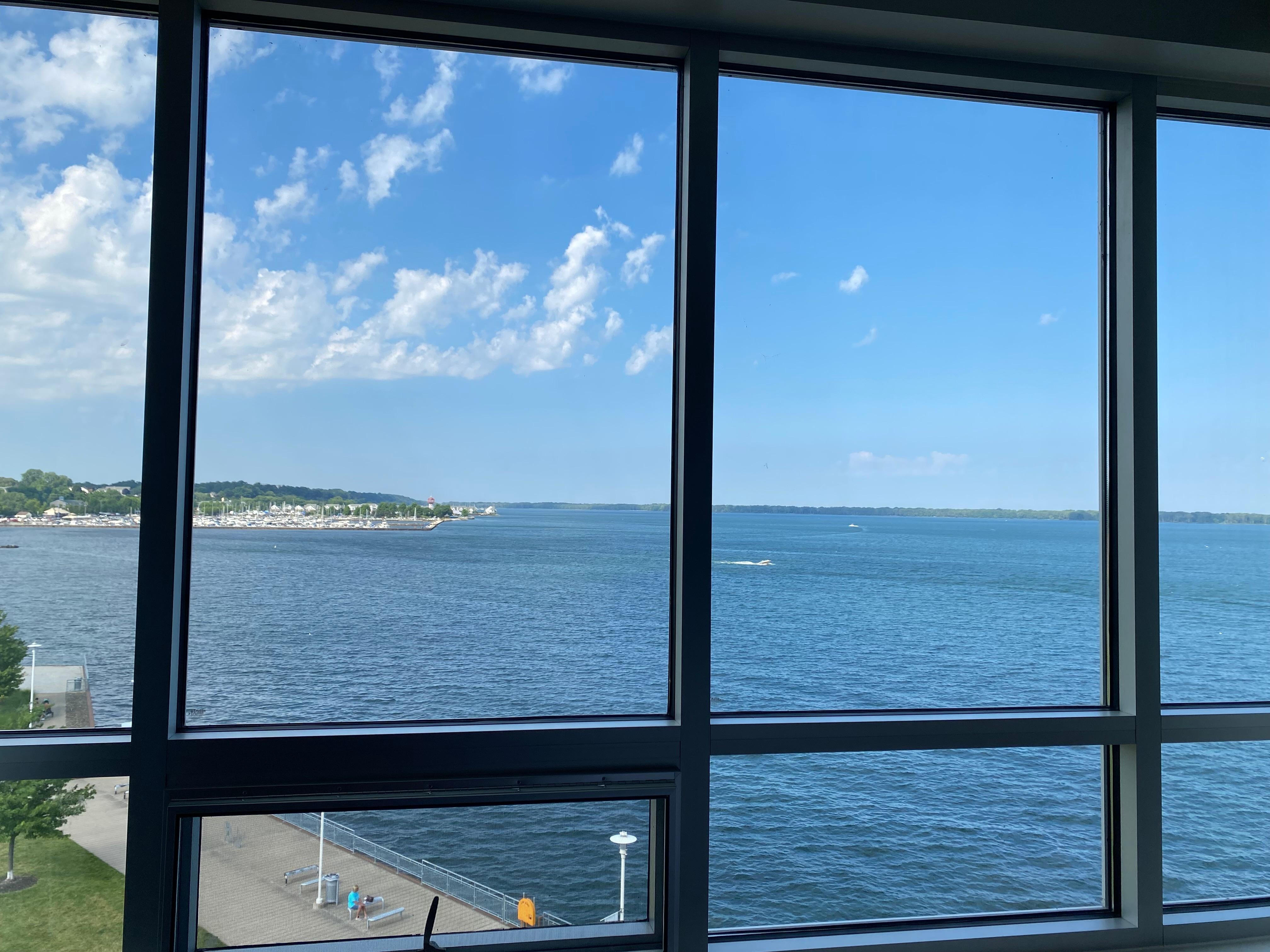 View from our bay view room.