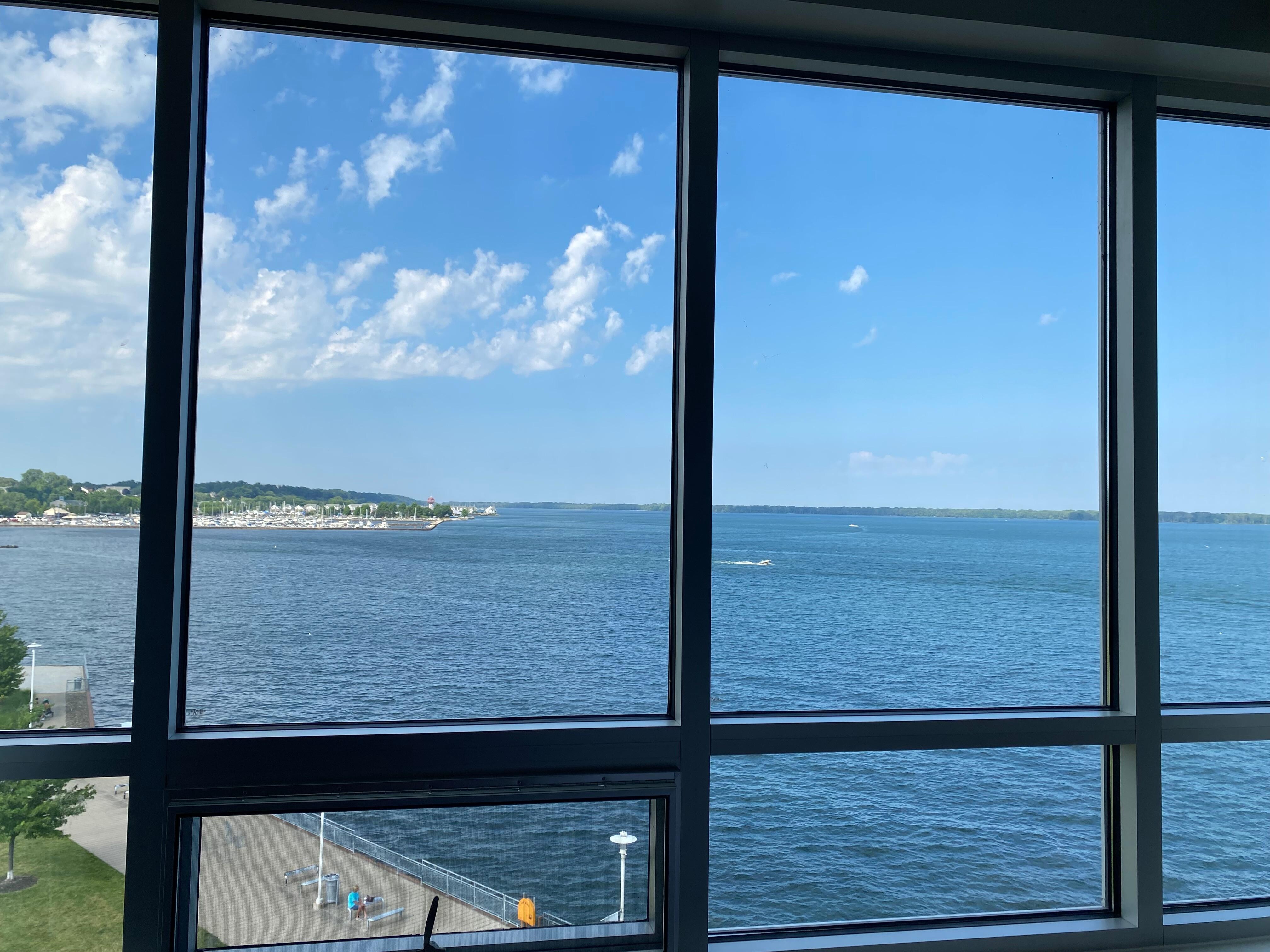 View from our bay view room.