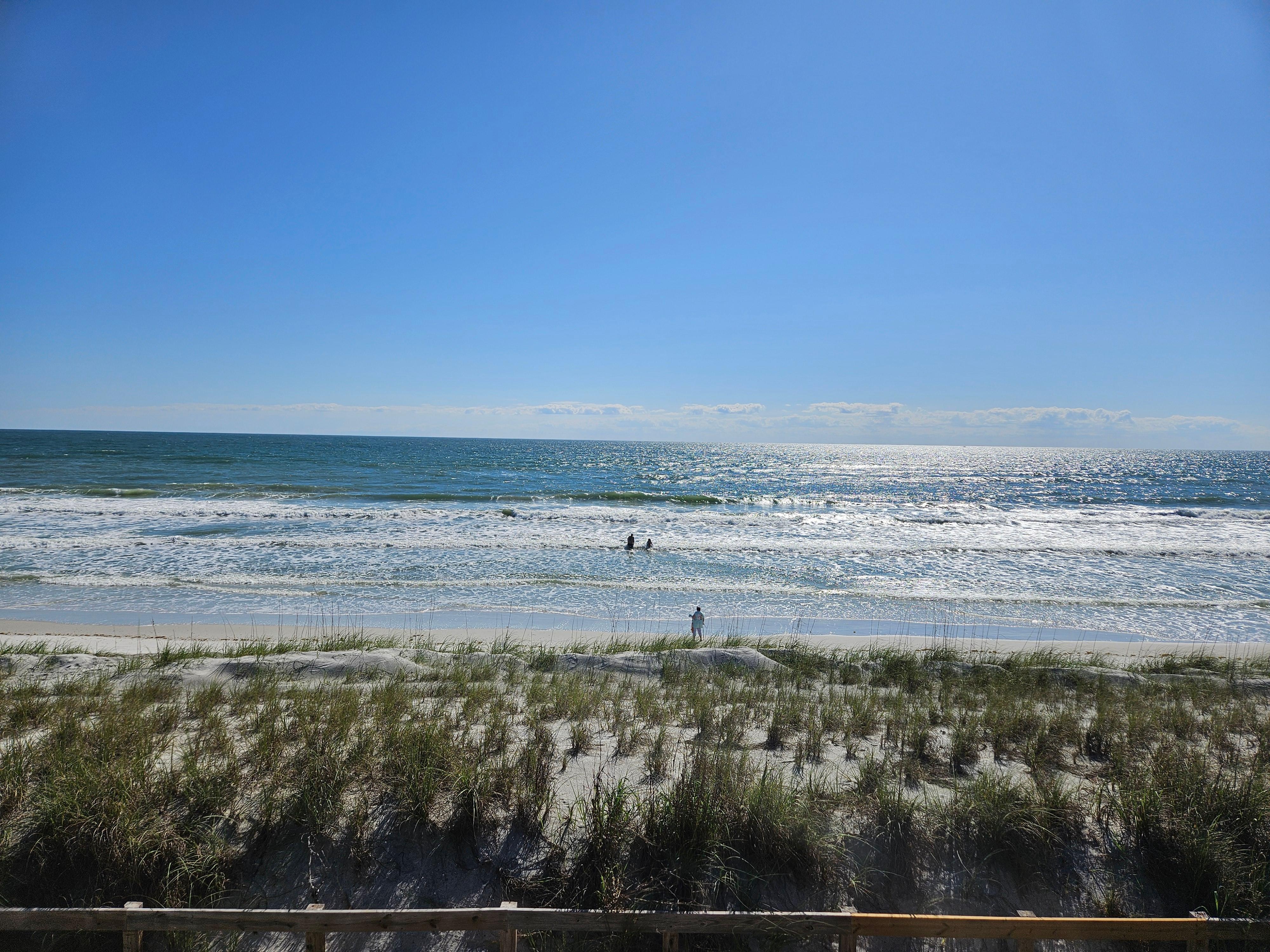 Beach view from the entire back of the house