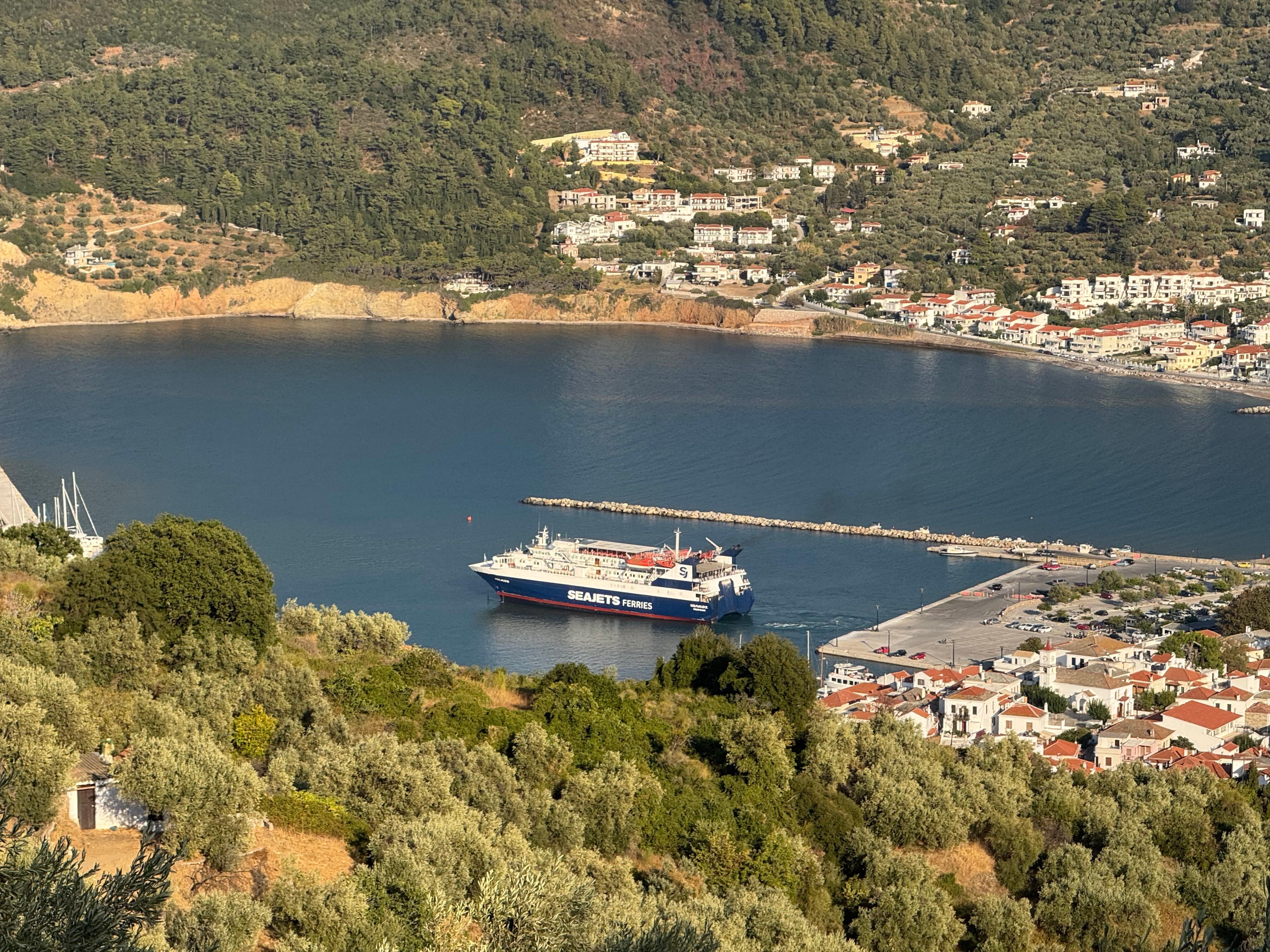Daytime view from our dining table.