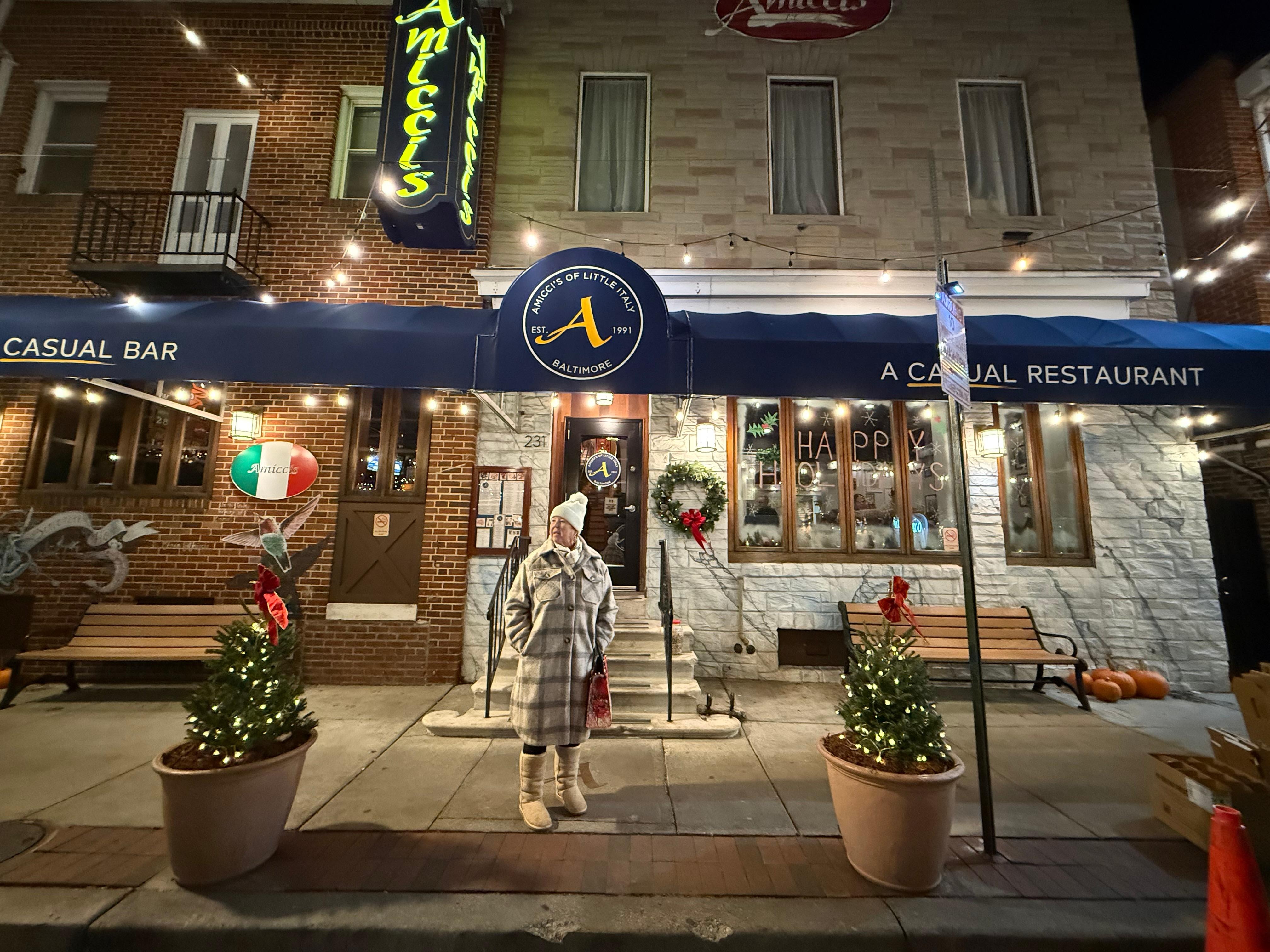 The James Joyce Restaurant and pub across from our room. 
