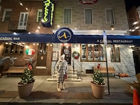 The James Joyce Restaurant and pub across from our room.