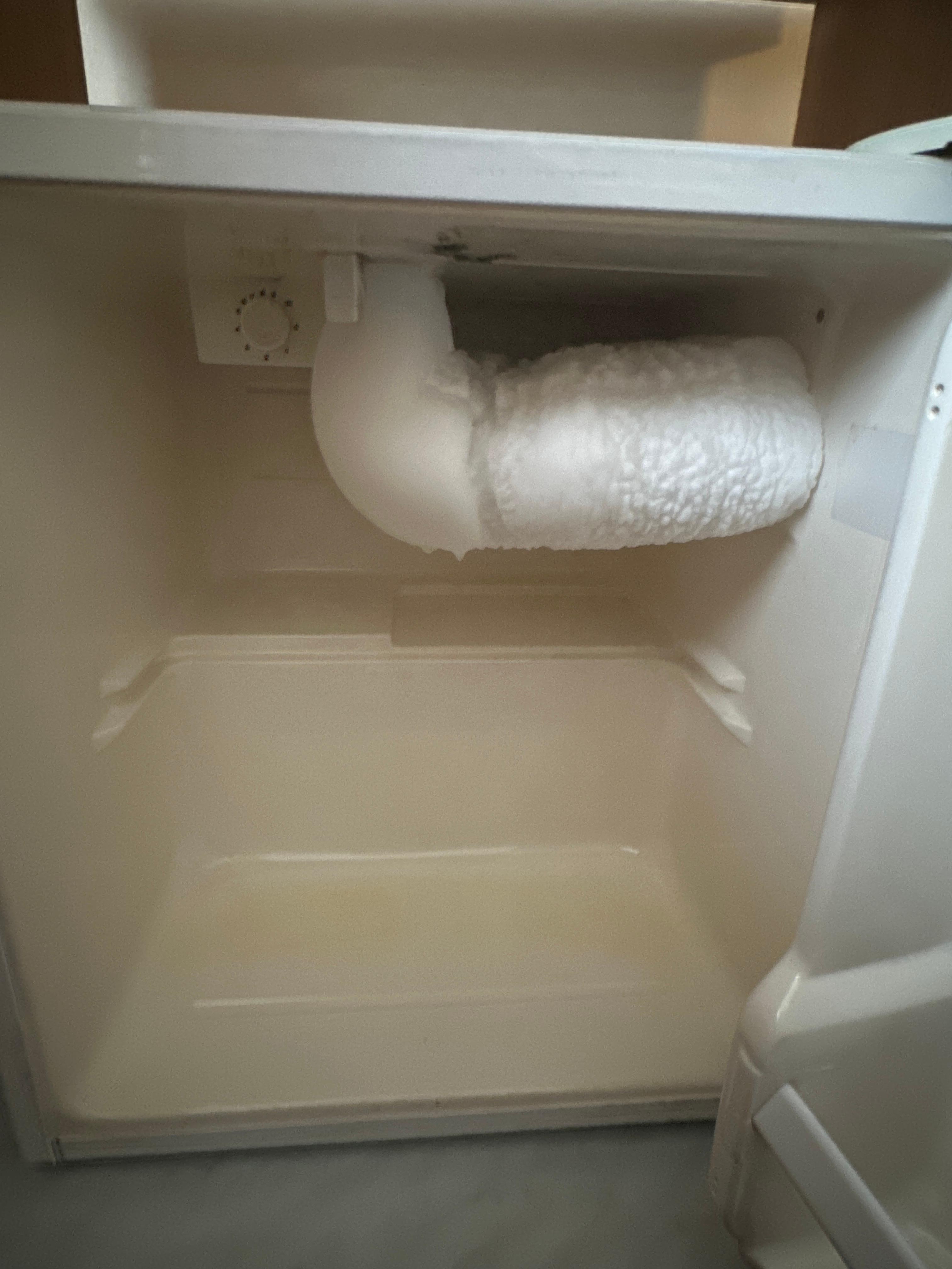 2nd room, freezer iced over