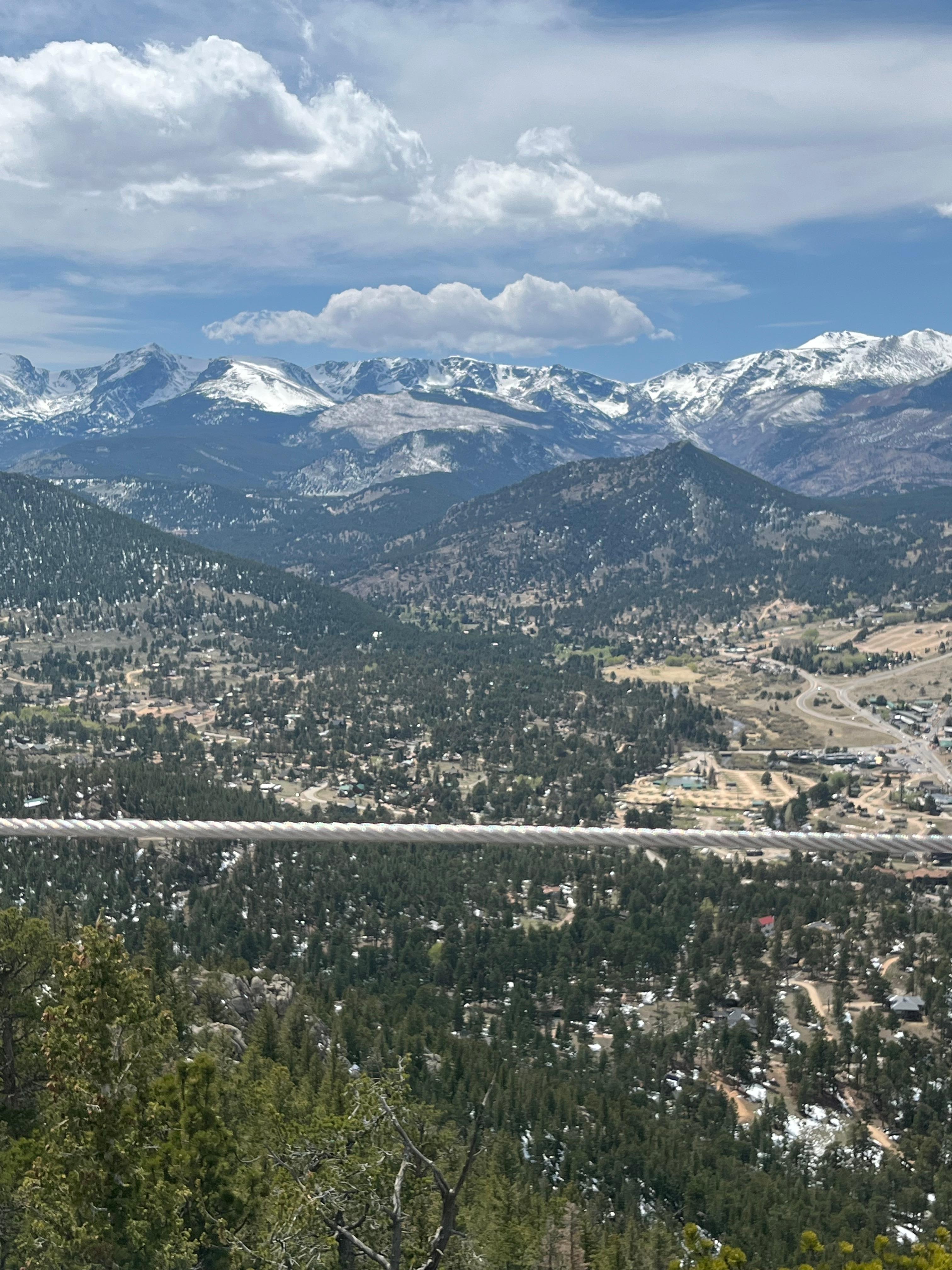 View at top of the mountain 