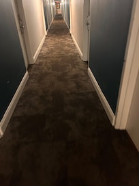 Halls are so dark because they so dirty and smell so bad