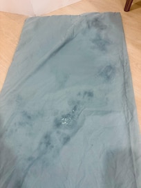 Sheets on arrival bed made this way