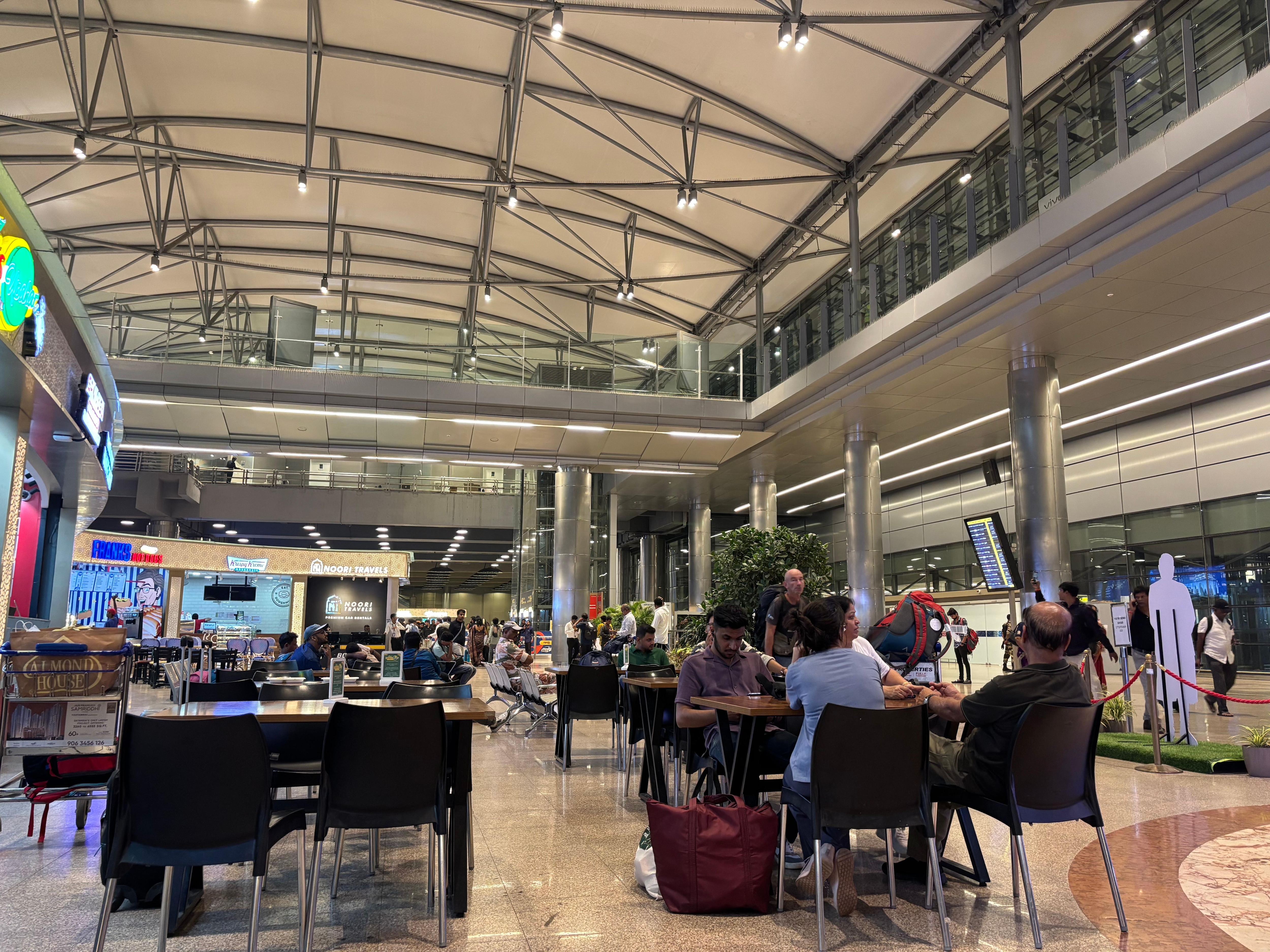 ホテルは空港内にあるので非常に便利。