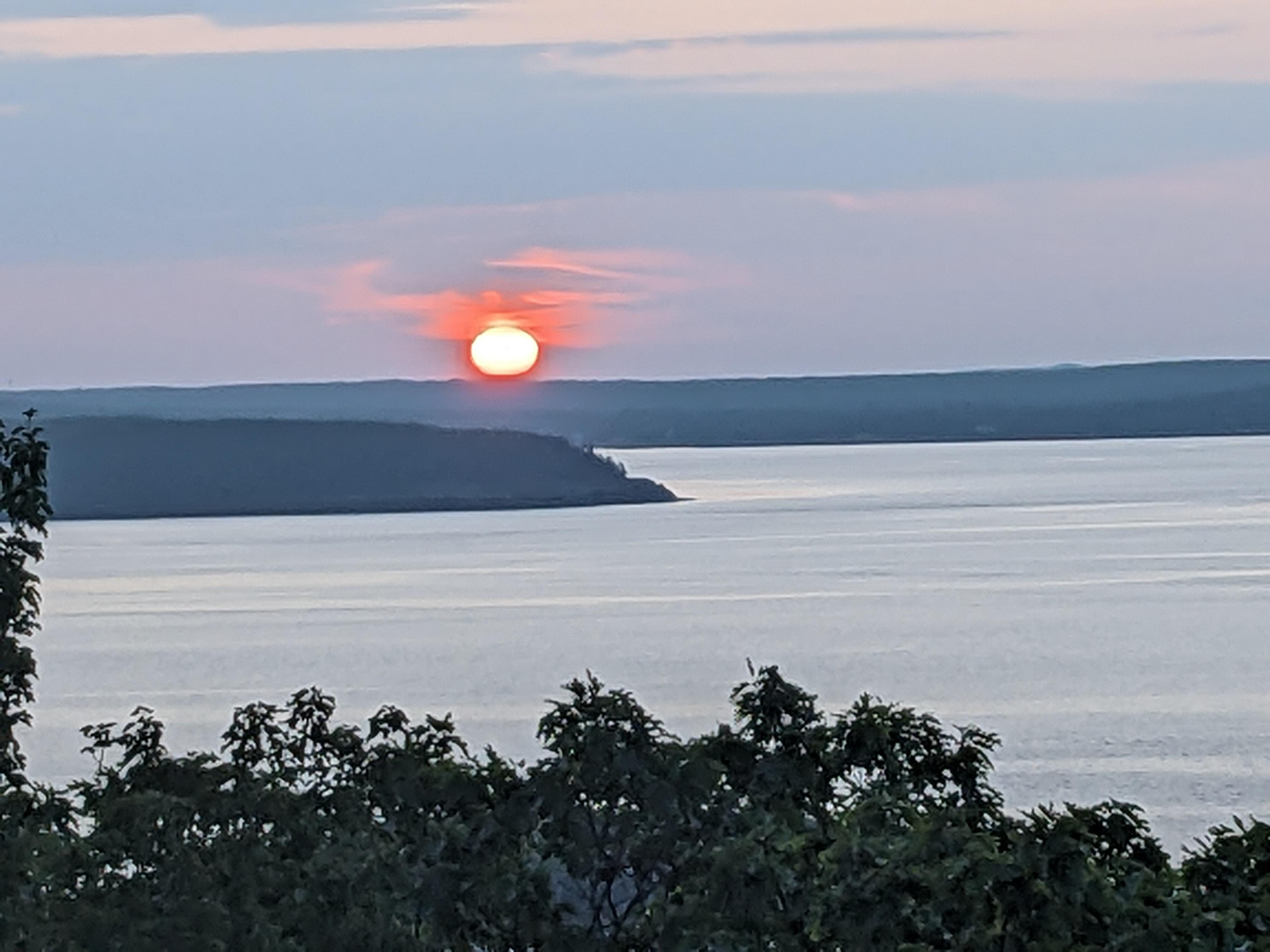 Sunrise view in Acadia National Park 