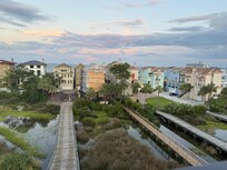 View from rooftop patio