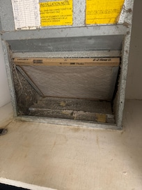 Dirty air filter