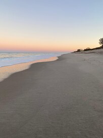 Private Beach at sunset
